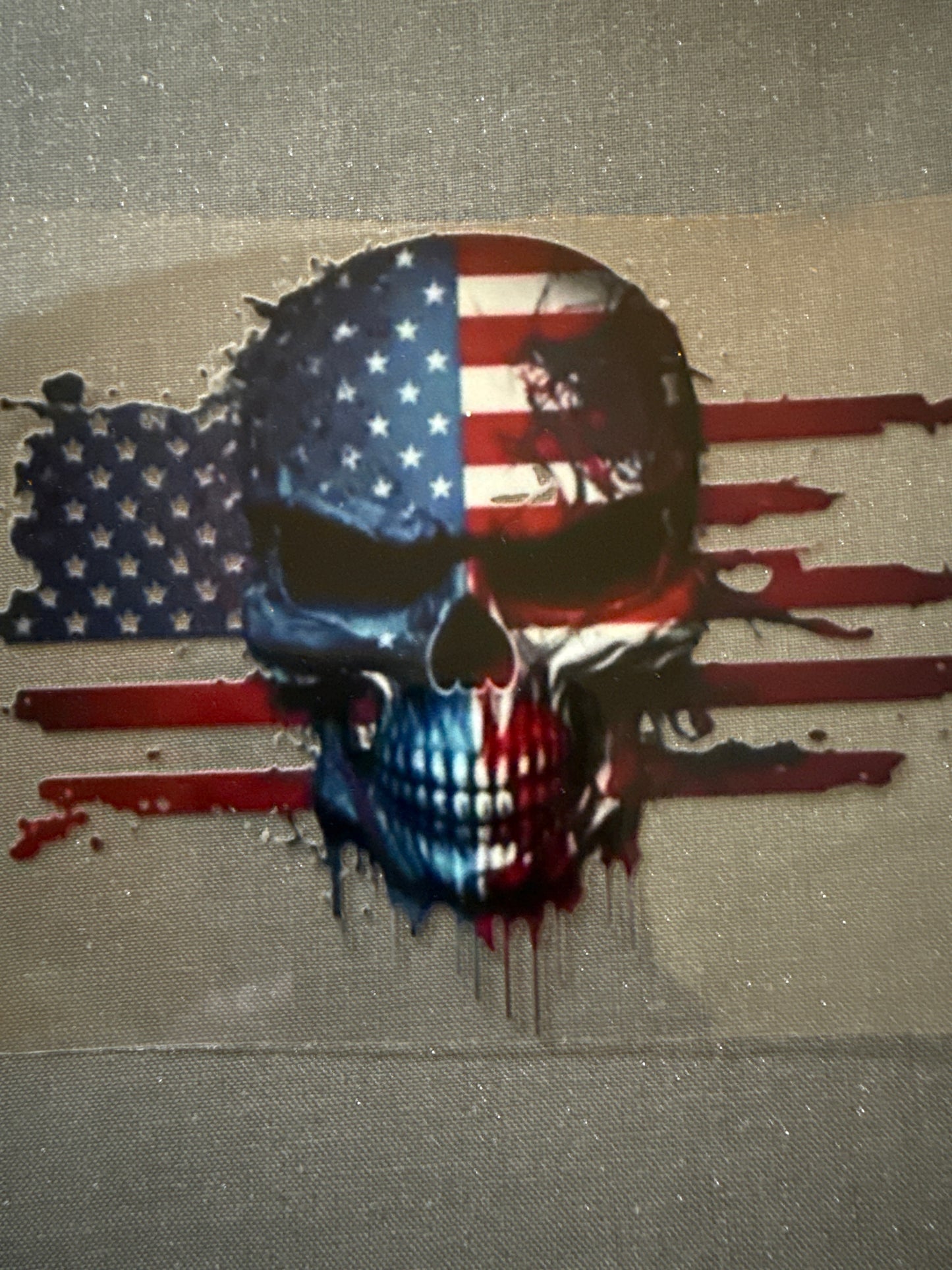 Patriotic skull Small #17