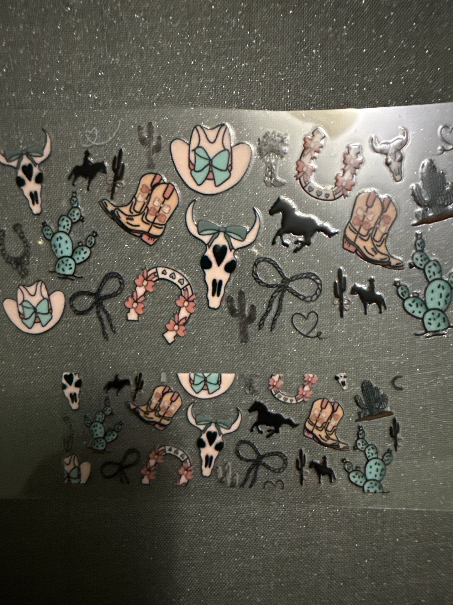 Keychain - Teal Western