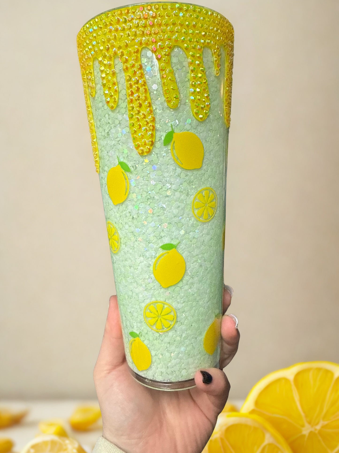 Bling Drip 24oz acrylic tumblers!!