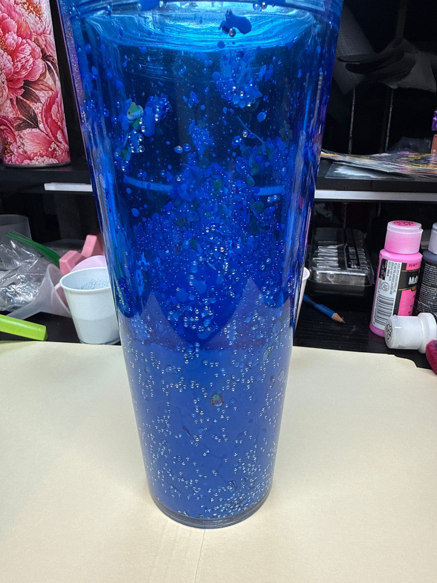 Premade aquarium cup