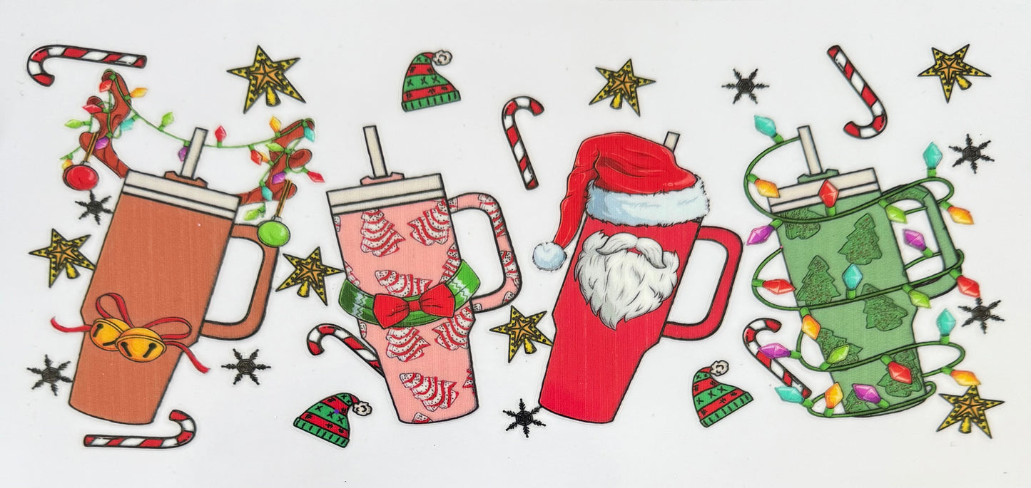 Christmas tumblers #679