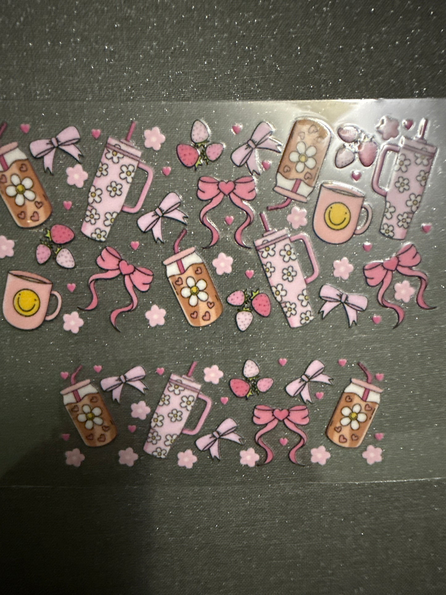 Keychain - Coffee & Bows
