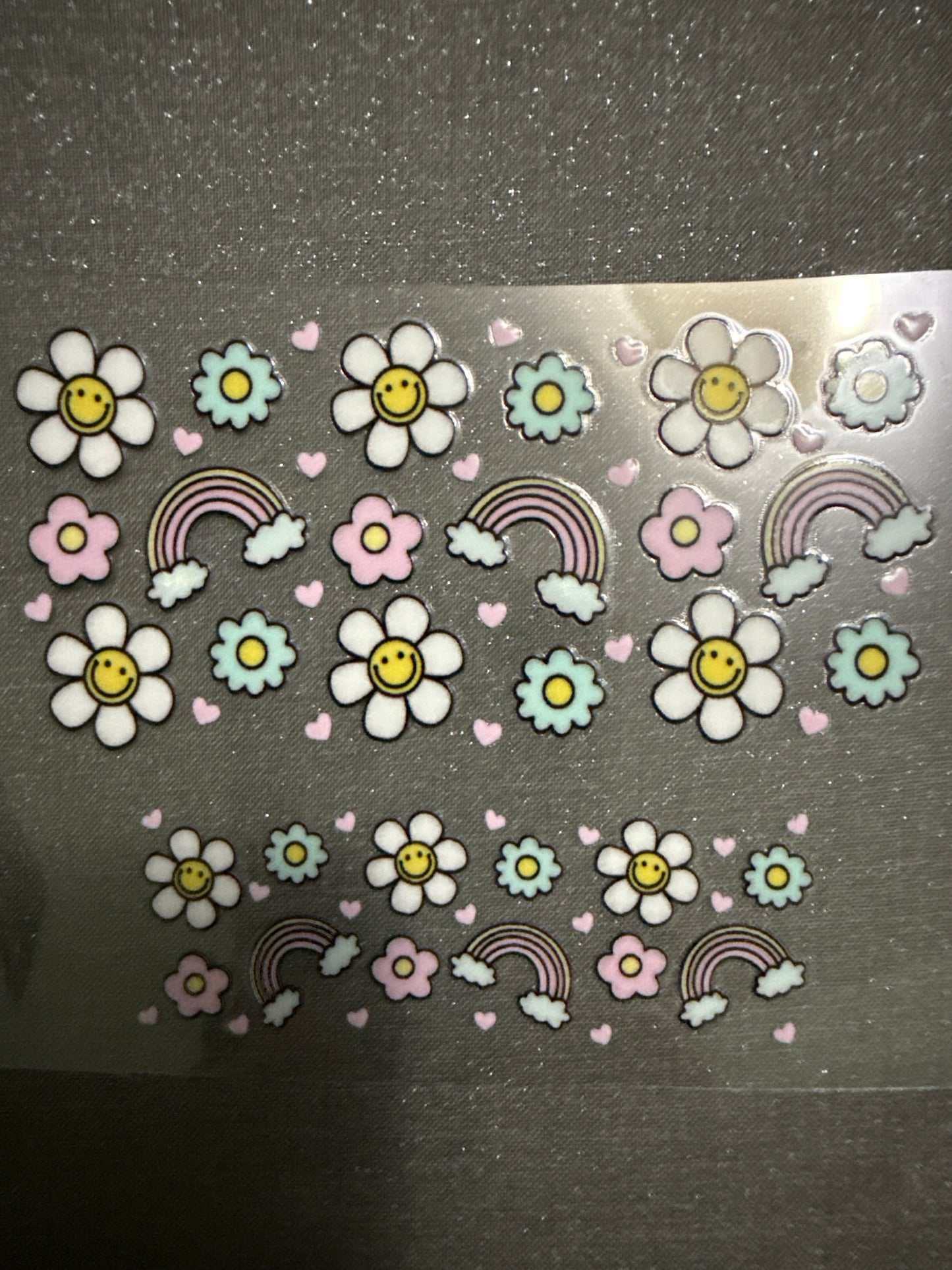 Keychain - Rainbows & Smileys