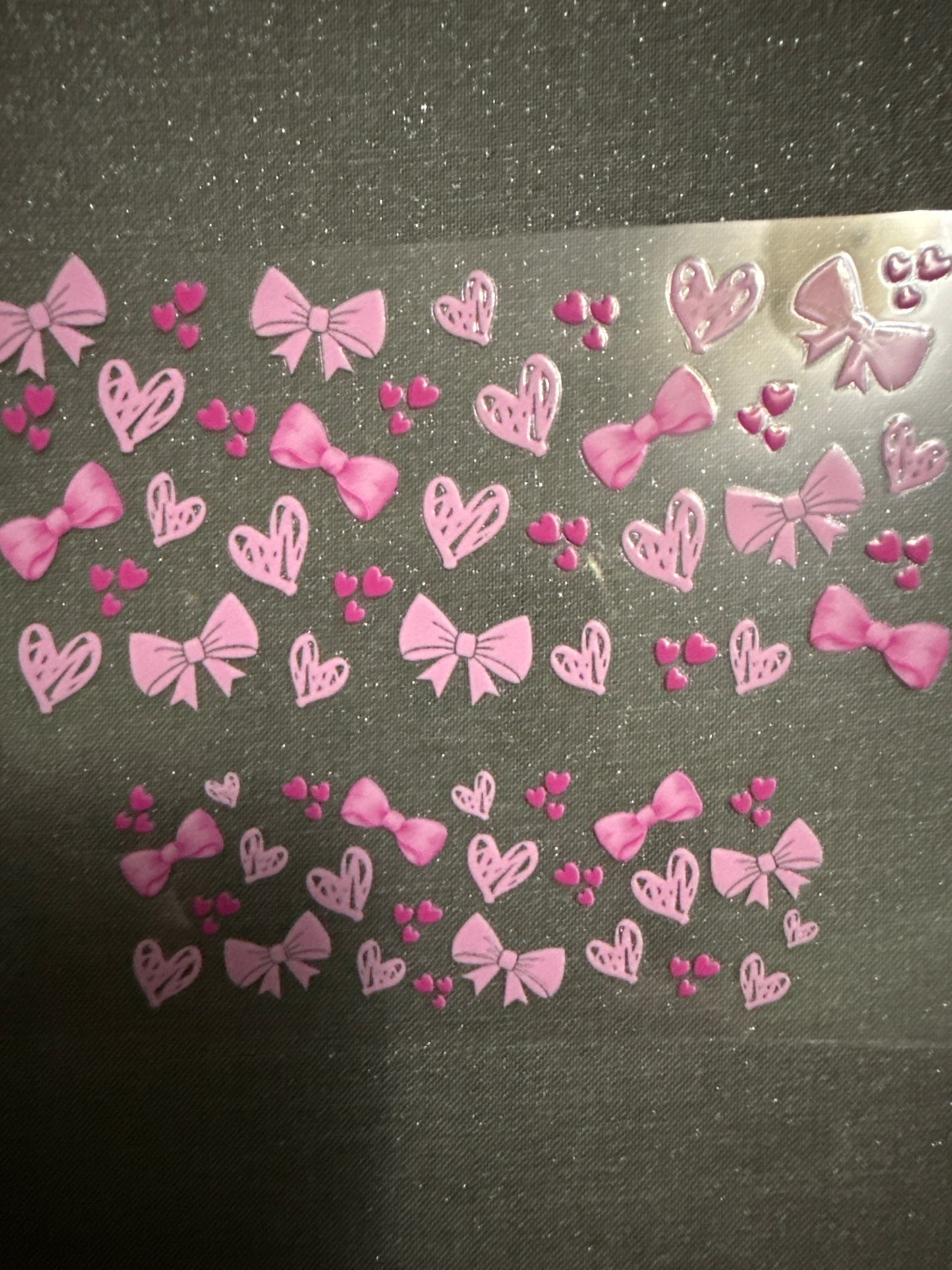 Keychain - Bows & Hearts