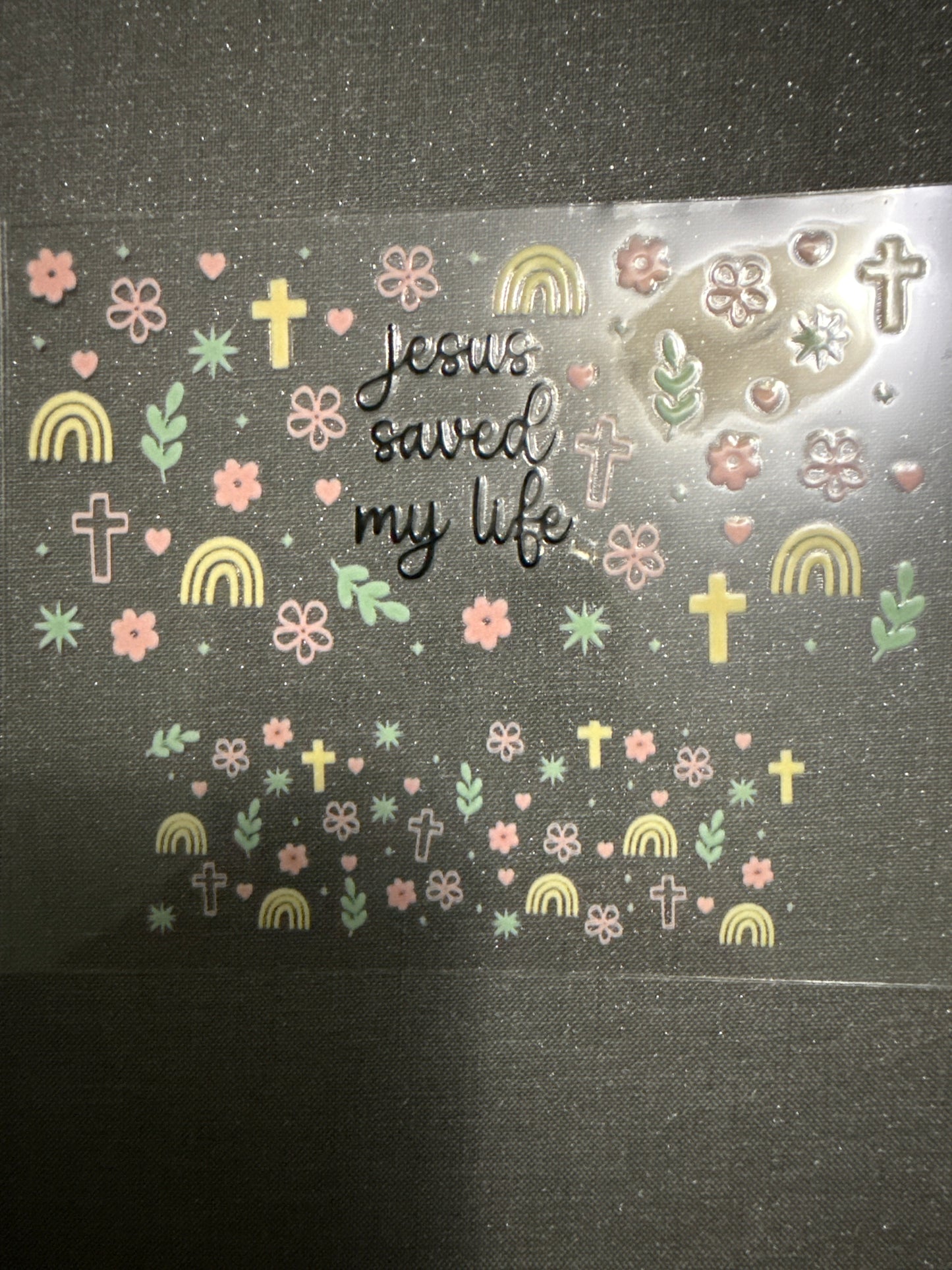 Keychain - Jesus Saved my Life