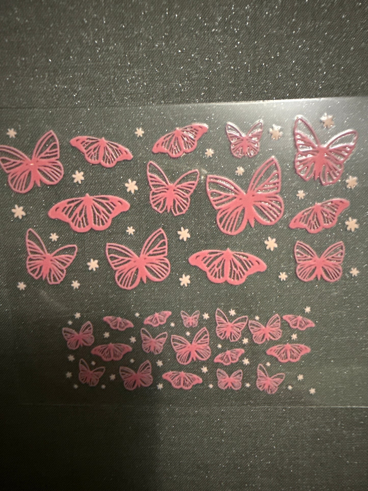 Keychain - Pink Butterflies