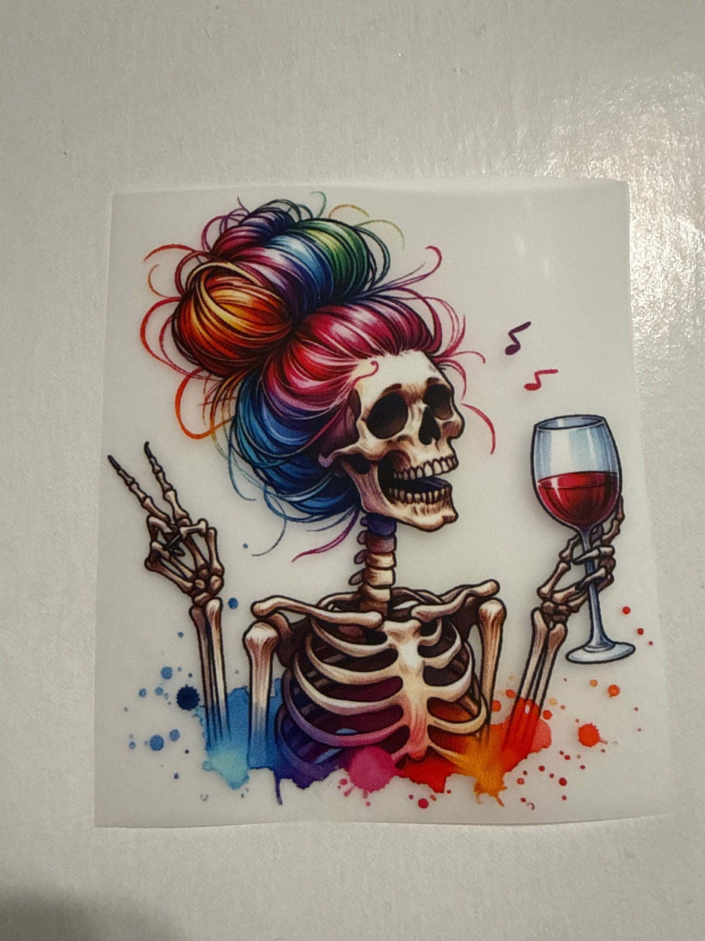 Vino Skelly Hat DTF