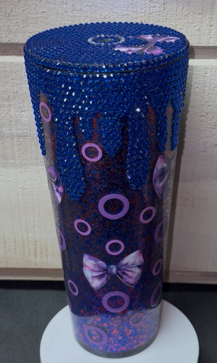 Bling Drip 24oz acrylic tumblers!!