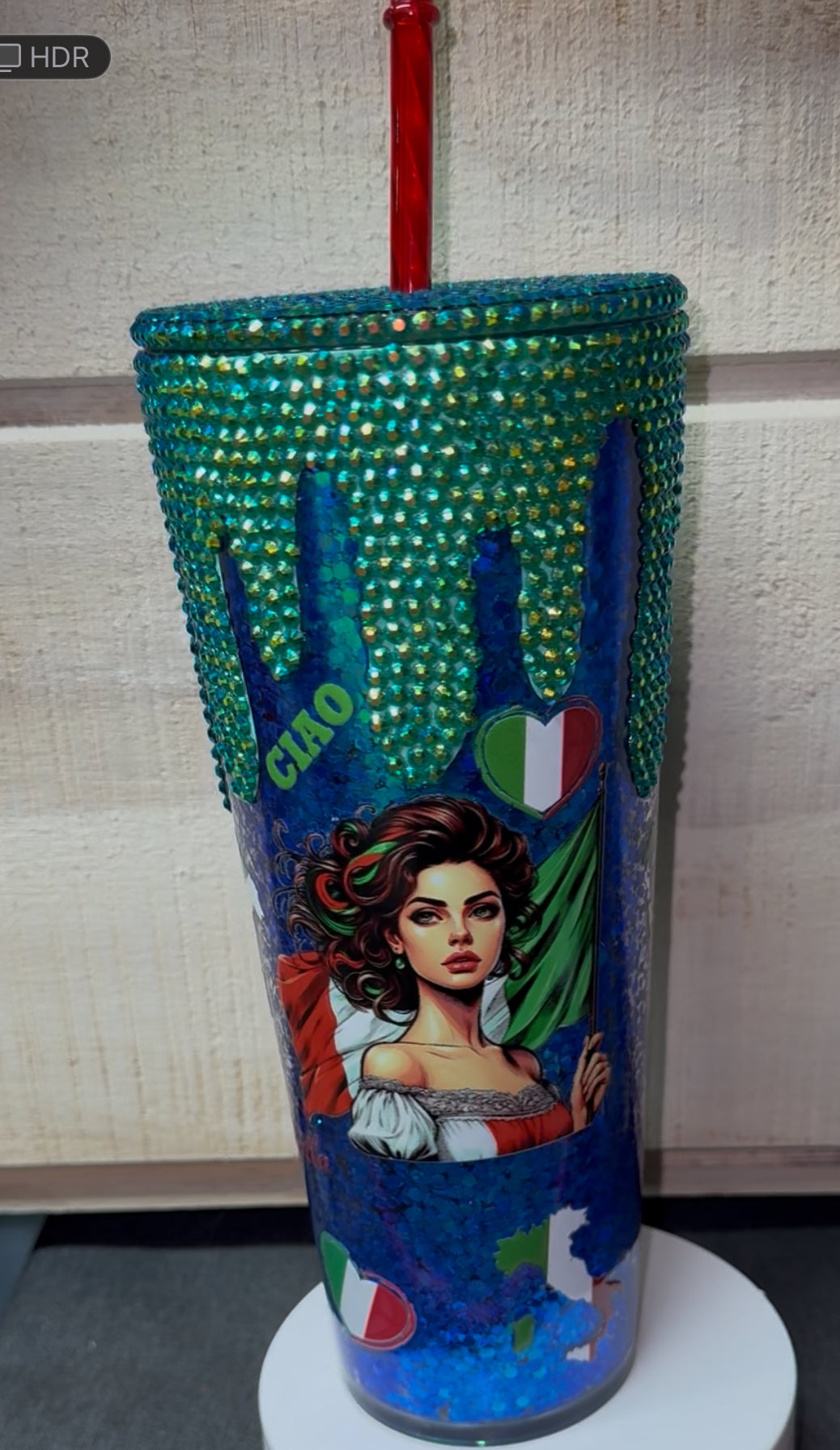 Bling Drip 24oz acrylic tumblers!!