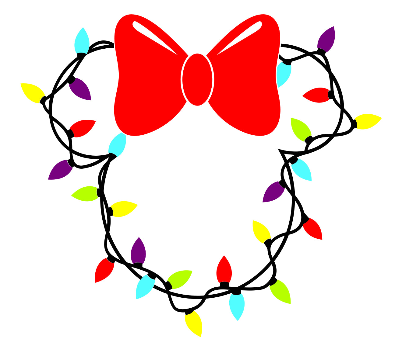 Minnie lights Adult DTF