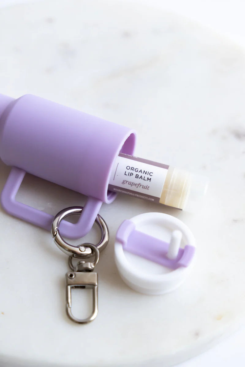 Mini Tumbler Keychain/Chapstick holder