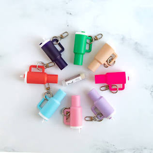 Mini Tumbler Keychain/Chapstick holder