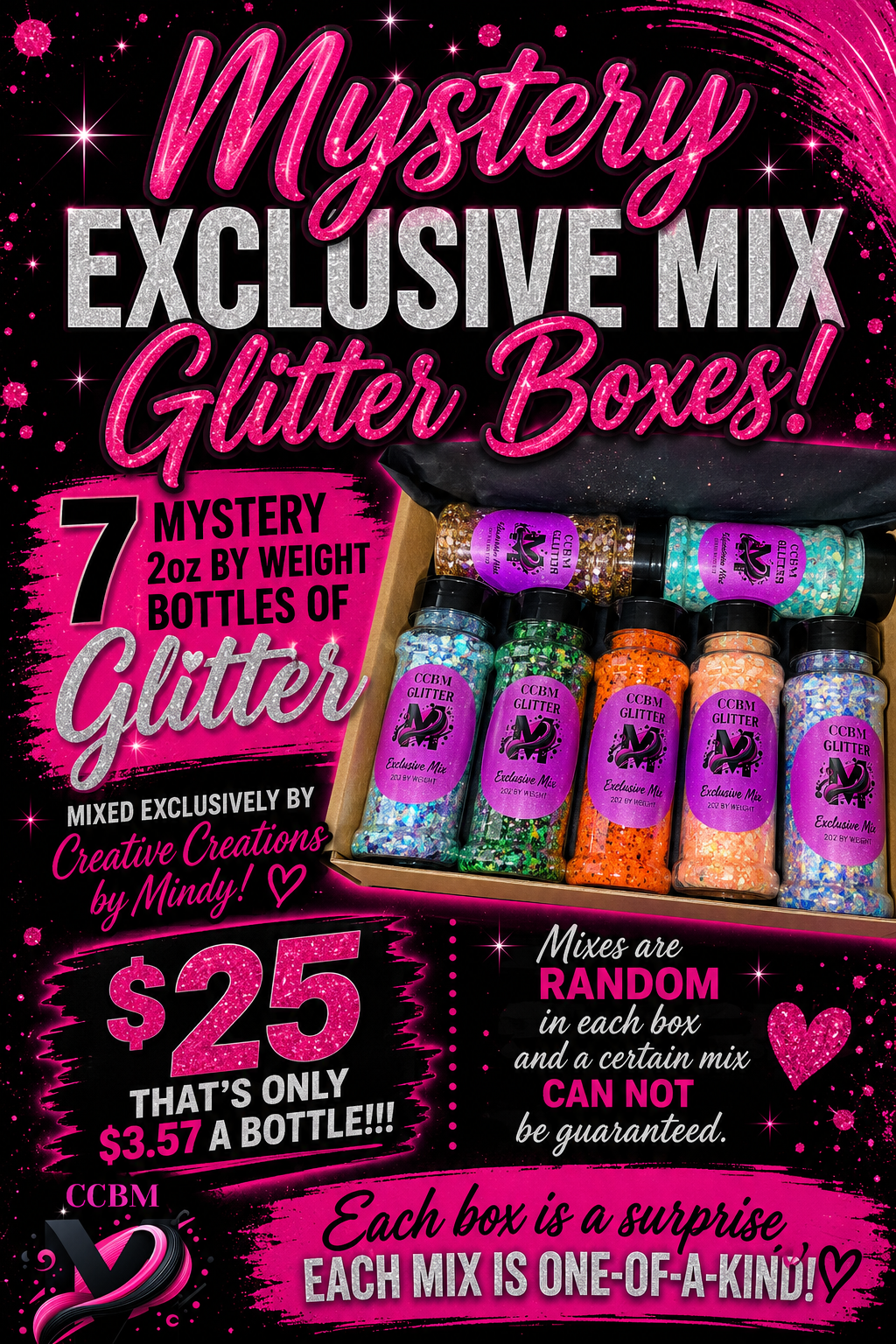 Mystery Exclusive Mix Glitter Box!