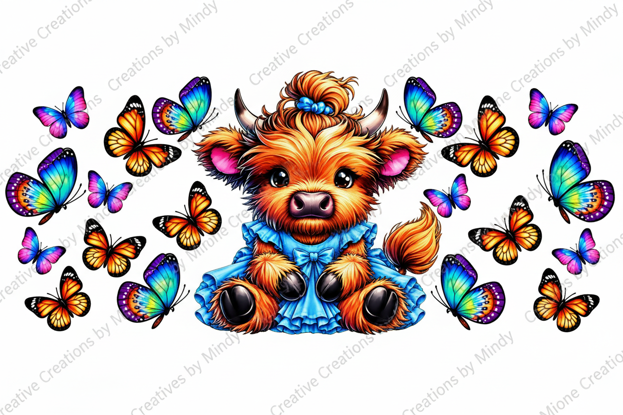 Pre-Order Cute Blue Cow