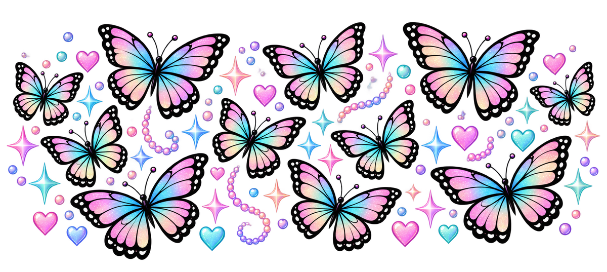 Pre-Order Colorful Butterflies