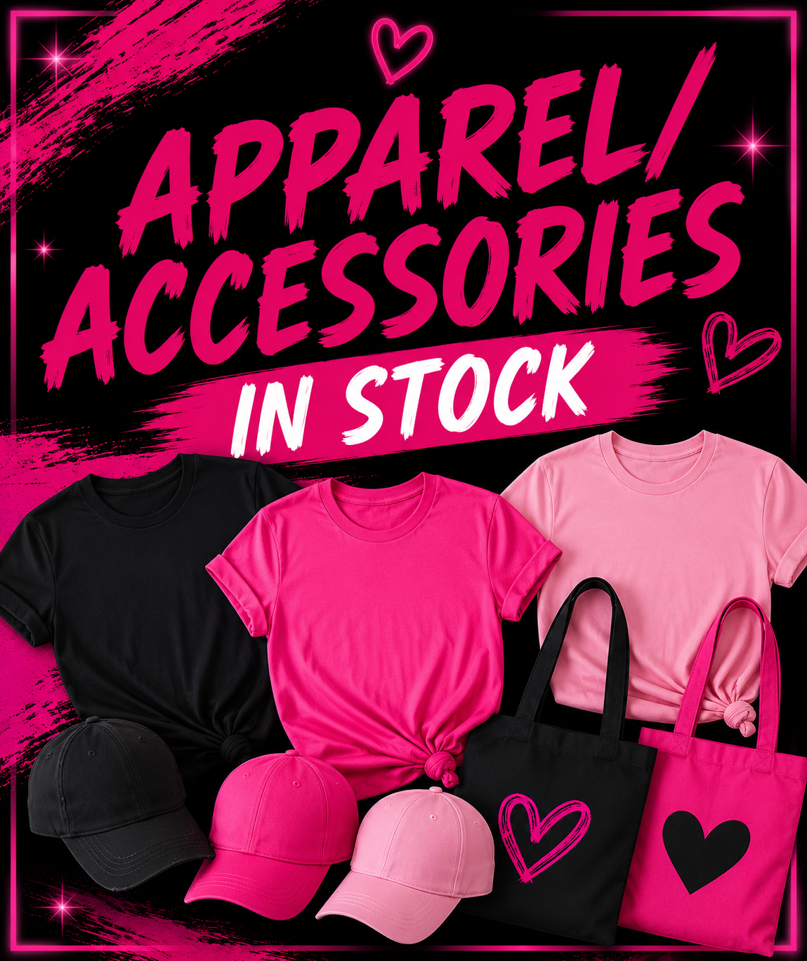 Adult Apparel/Accessories - In stock