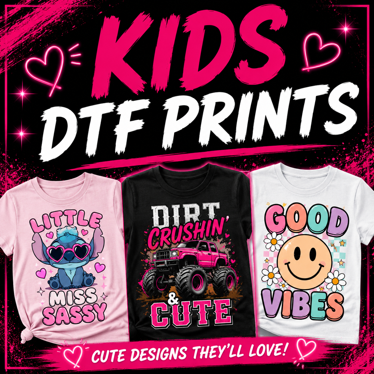 Kids DTF Prints