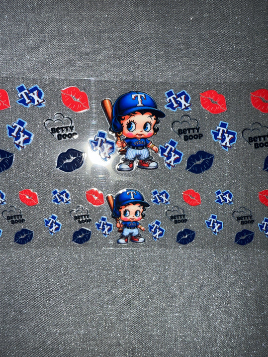 Keychain - Betty Baseball