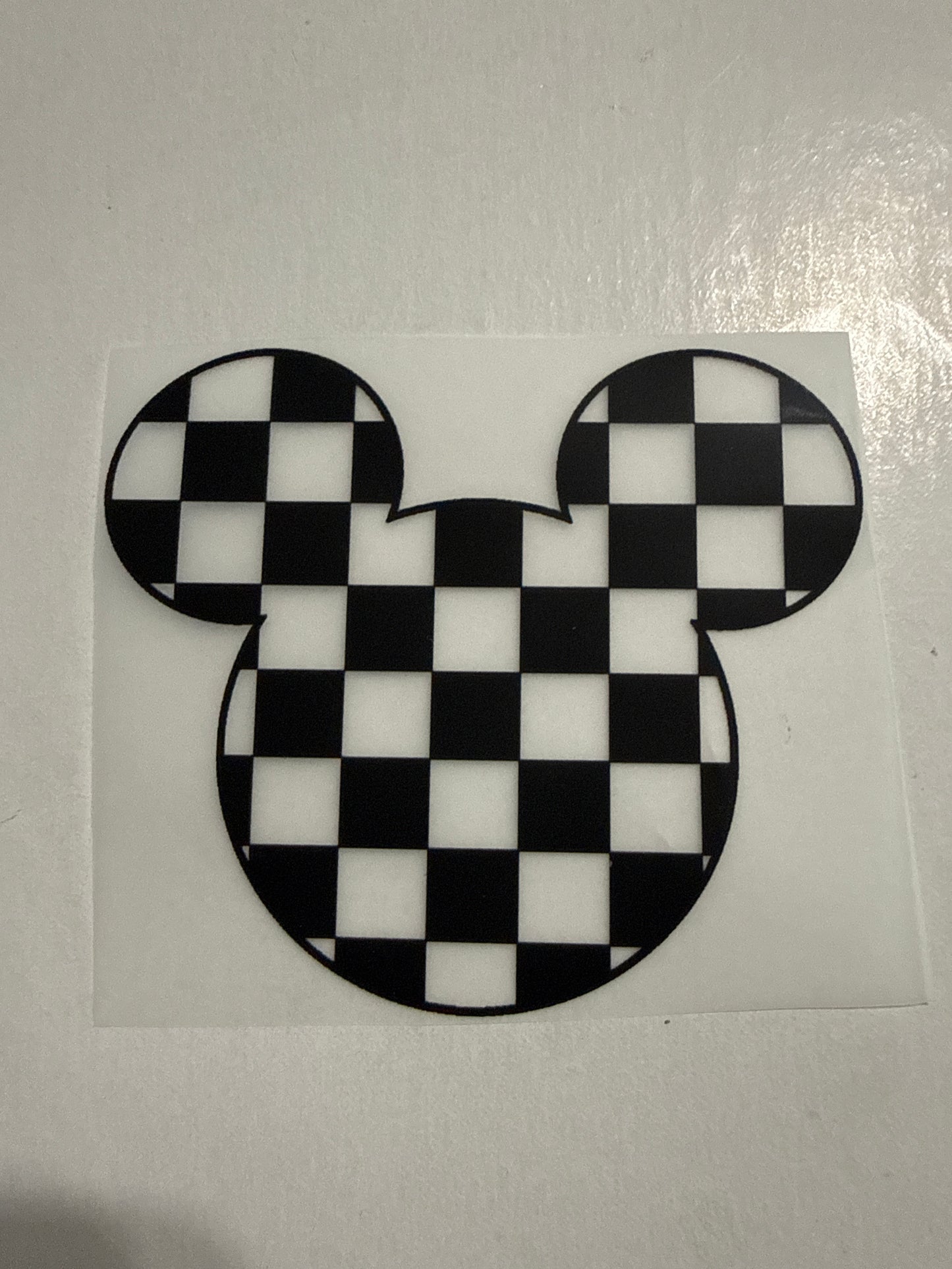 Checkered Mouse Hat DTF
