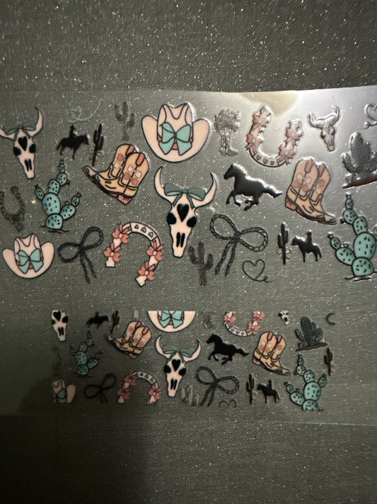 Keychain - Teal Western
