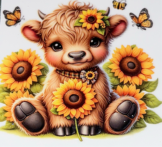 Sunflower Cow Small #49