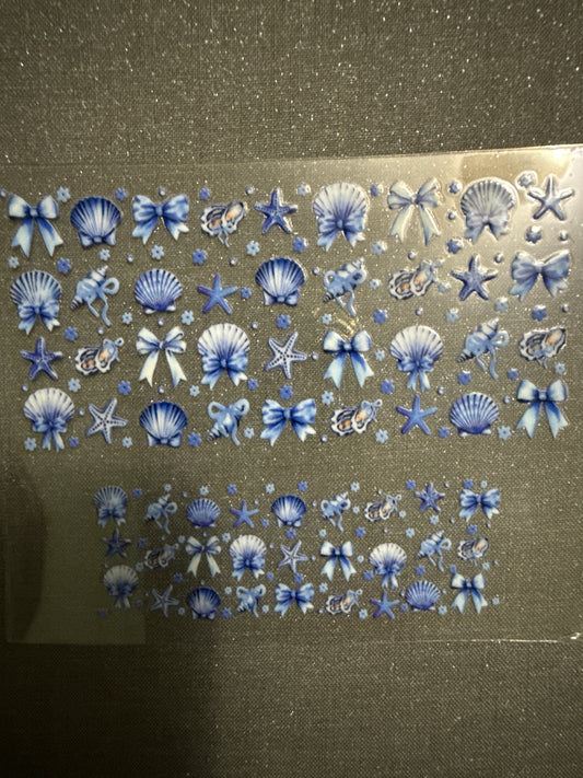 Keychain - Blue Shells