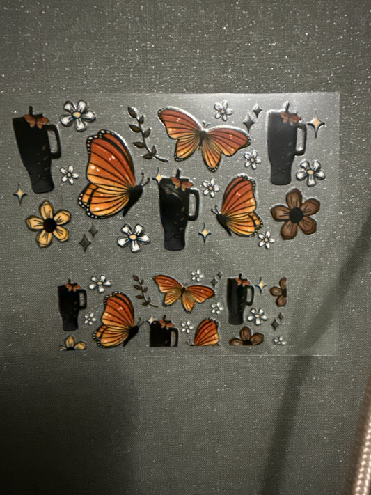 Keychain - Monarchs & Coffee