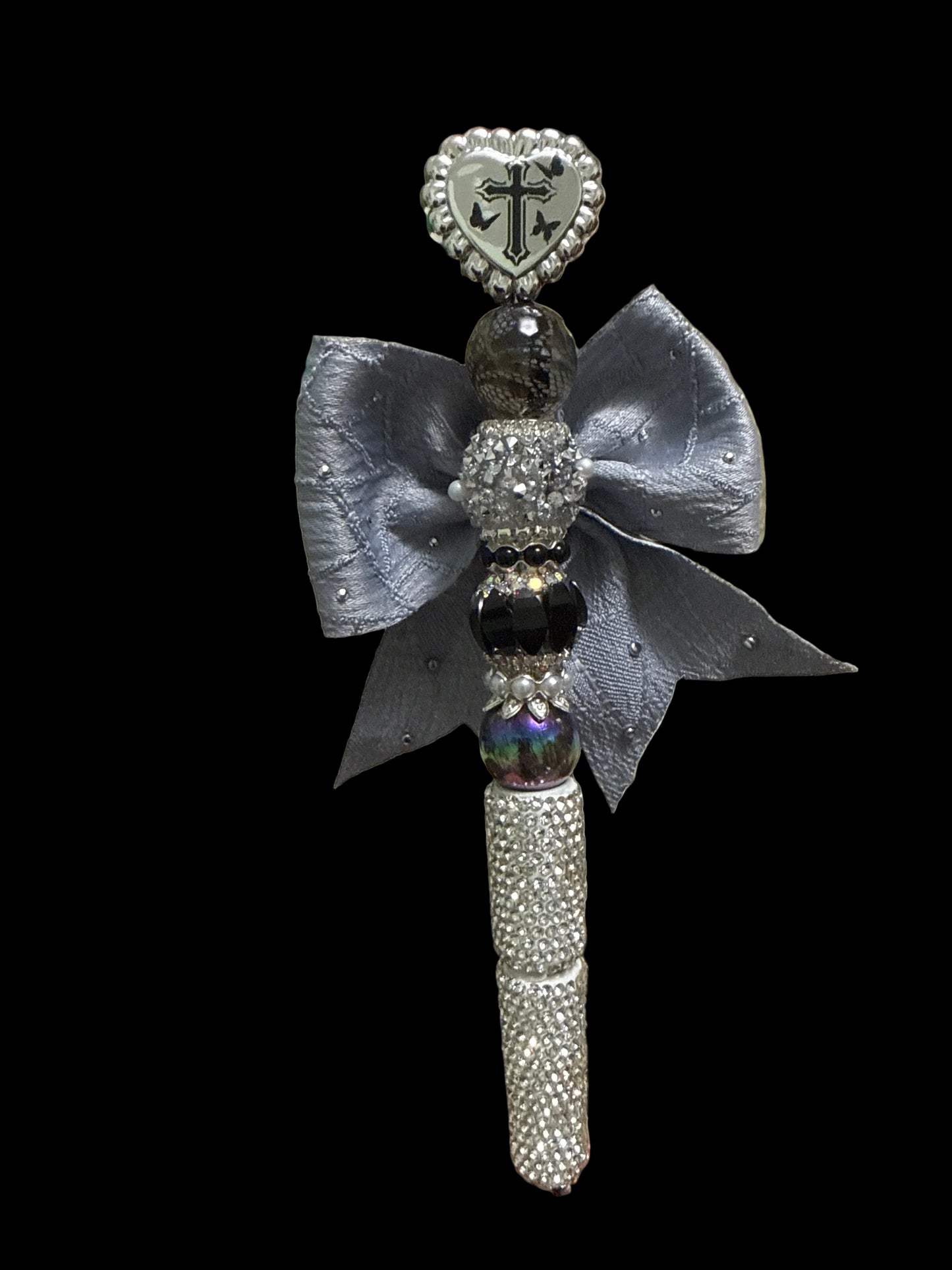 RTS heart cross bling pen