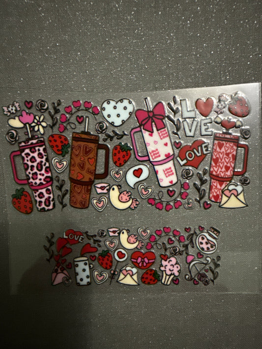 Keychain - Love & Coffee