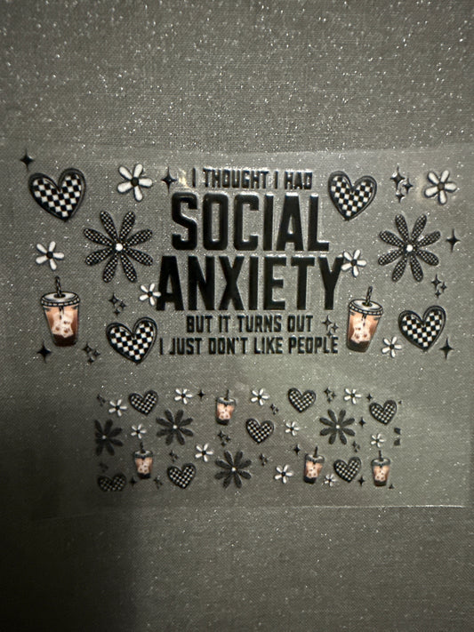 Keychain - Social Anxiety