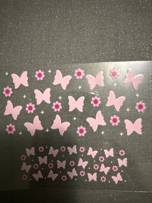 Keychain - Flowers & Butterflies