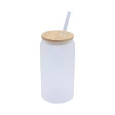 16oz Frosted Glass Tumbler