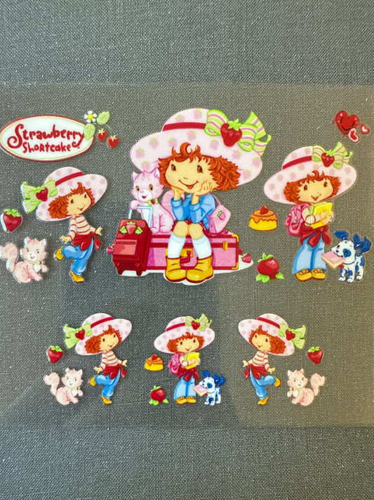 Keychain - Strawberry girl