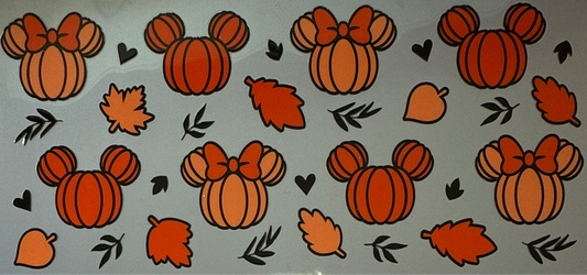 Fall mouse pumpkins #221