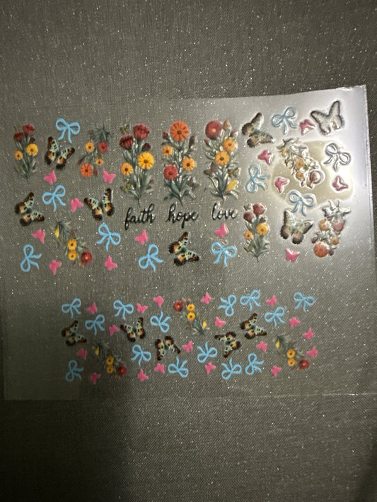 Keychain - Faith Hope Love
