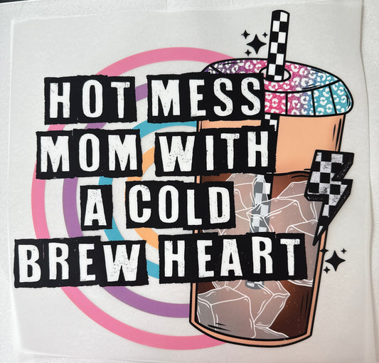 Hot mess mom Adult DTF