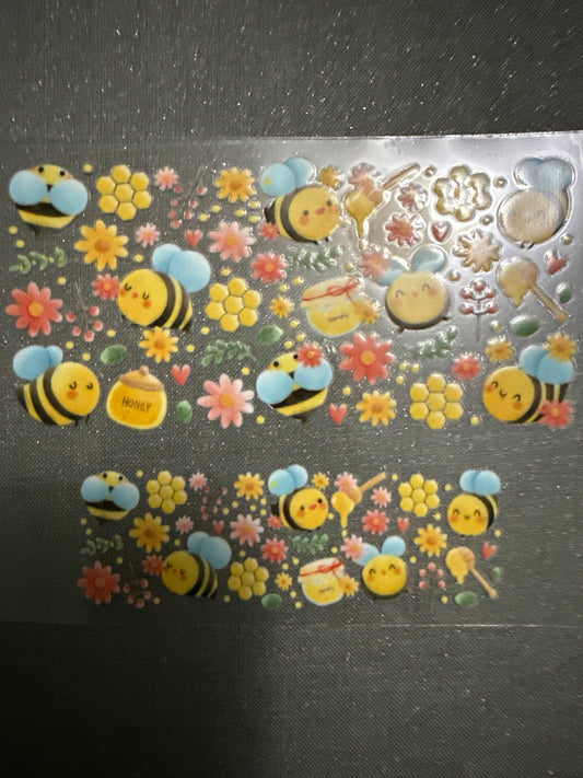 Keychain - Cutesy Bees