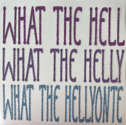 What the Helly Adult DTF