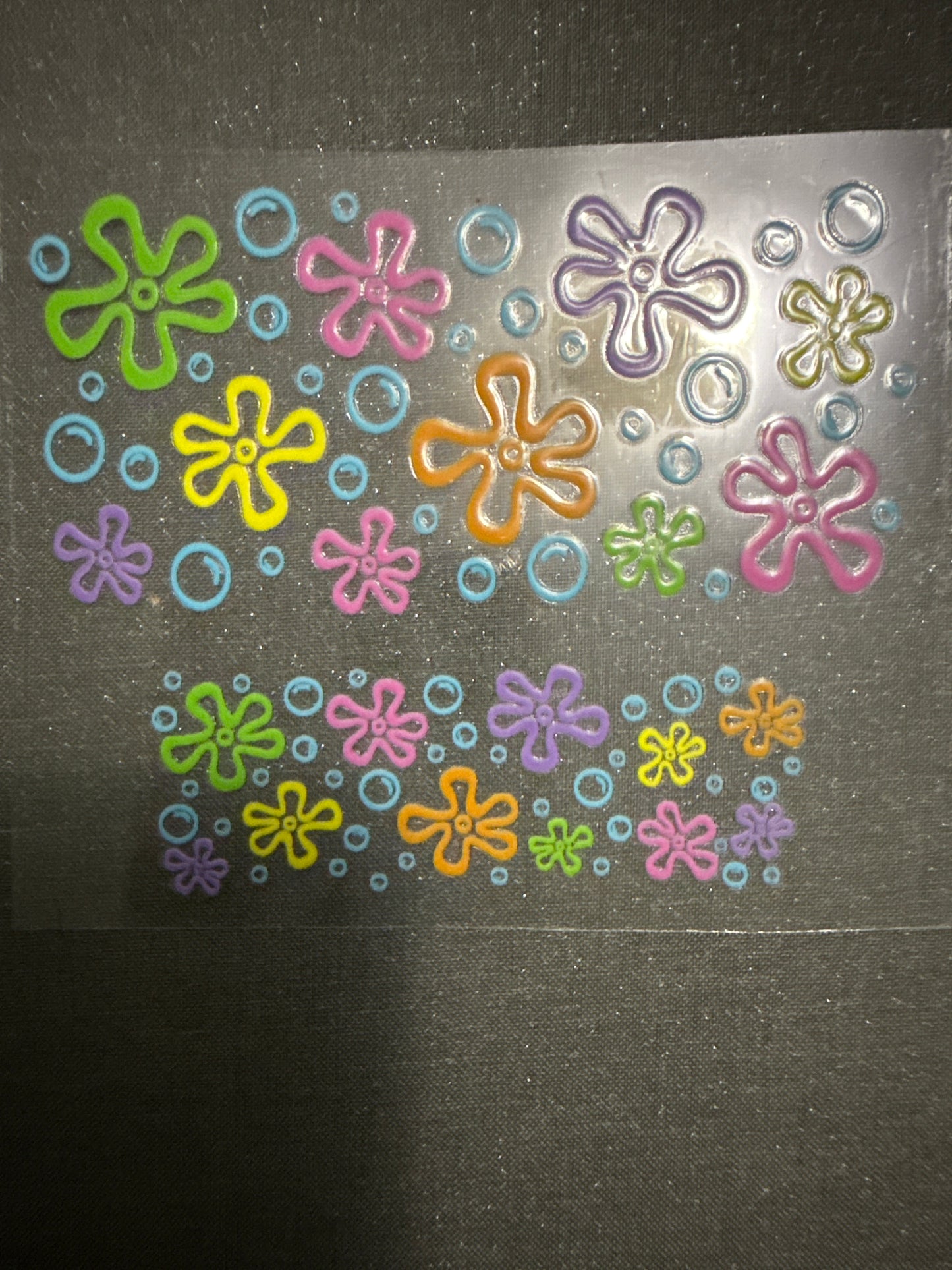 Keychain - Bubble Flowers