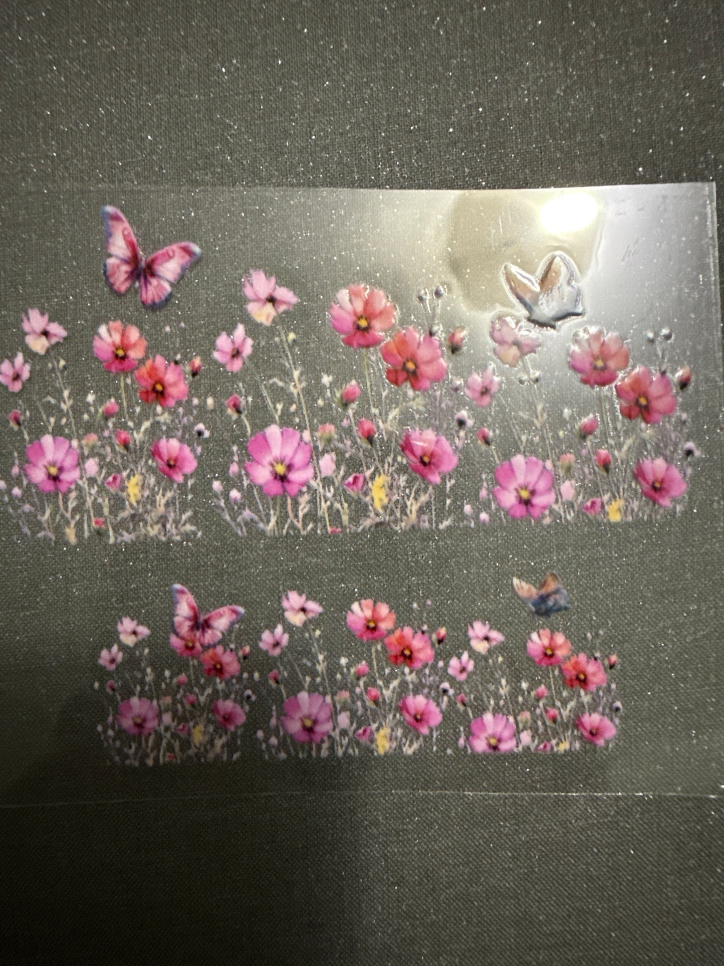 Keychain - Floral Butterflies