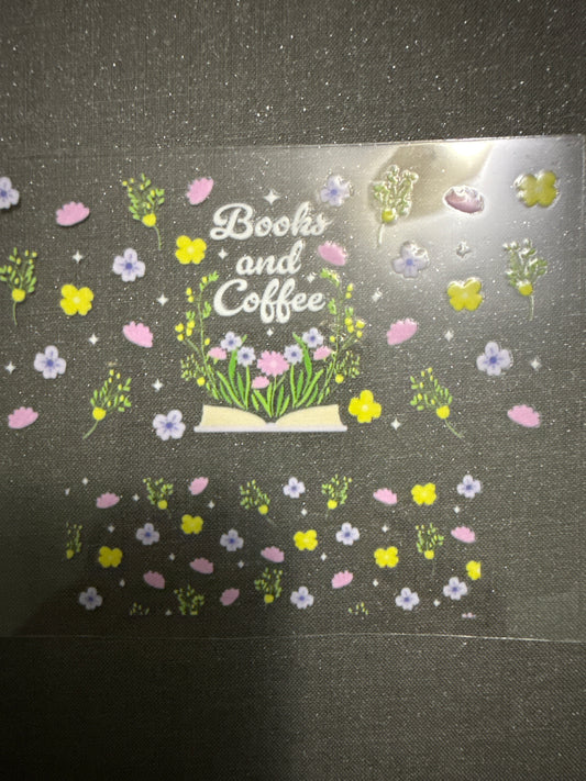 Keychain - Books & Coffee