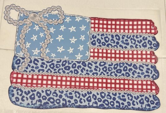 Americana flag DTF