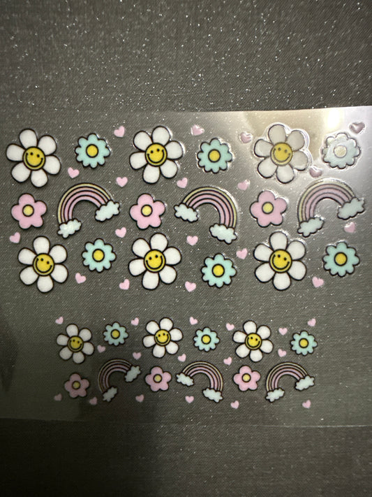 Keychain - Rainbows & Smileys