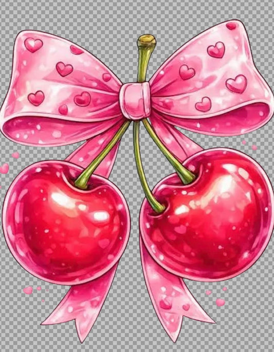 Cherry Bows Adult DTF