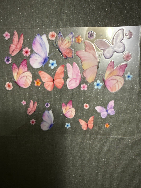 Keychain - Colorful Butterflies