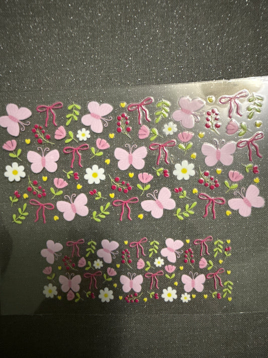 Keychain - Butterflies & Bows