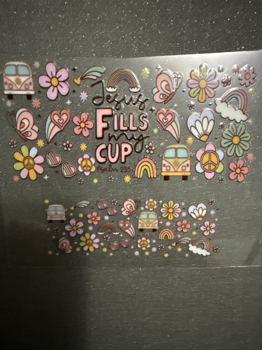 Keychain - Jesus fills my cup