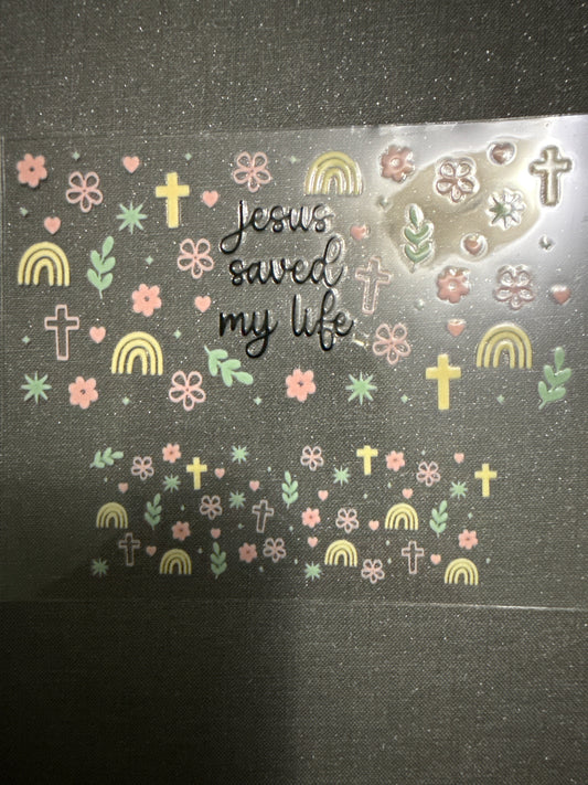 Keychain - Jesus Saved my Life