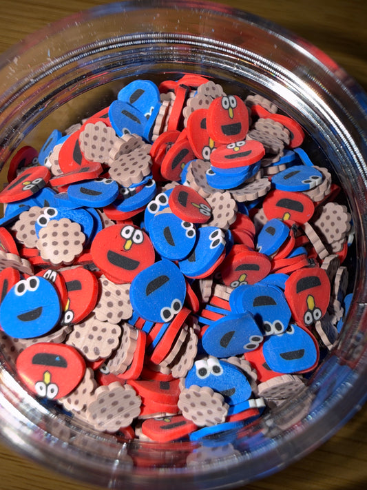 Cookie and Elmo Clay Slices