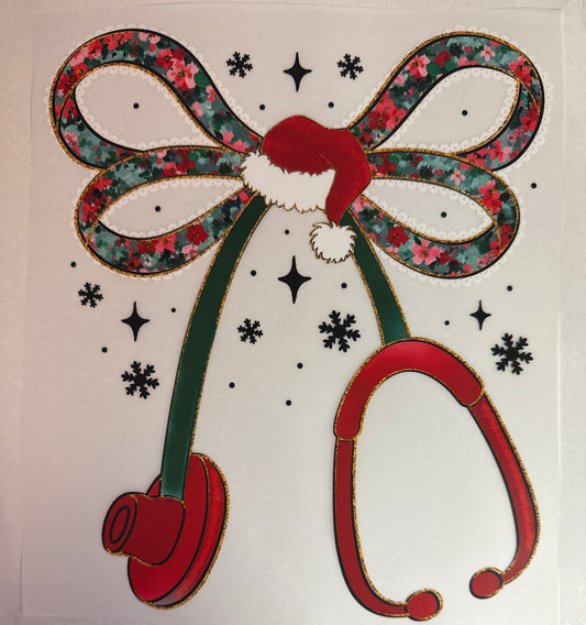 Christmas nurse Adult DTF